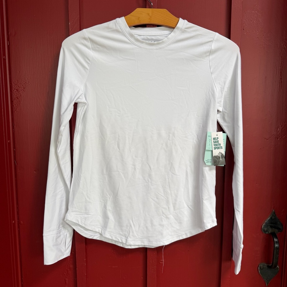 DSG White Crewneck Performance Tee, NWT